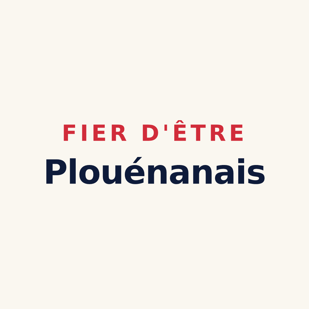 Tasse « Fier d'être Plouénanais » — design pour Plouénan