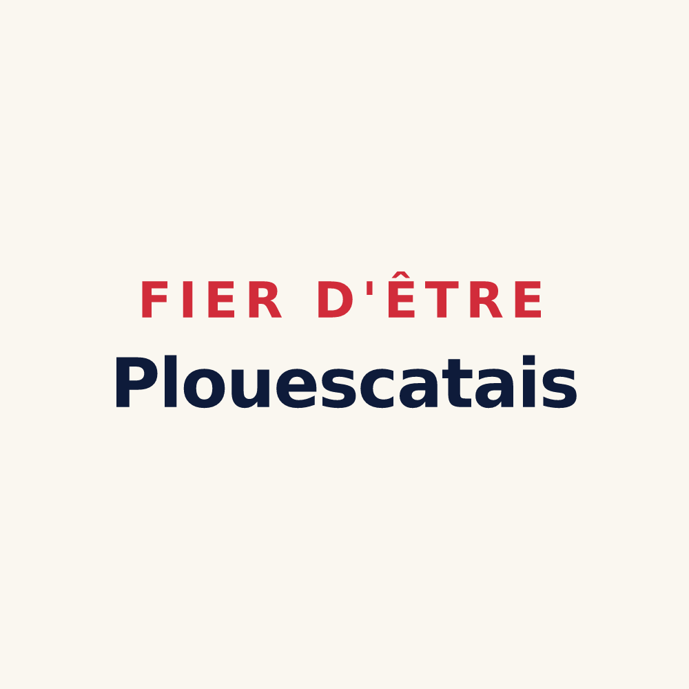 Tasse « Fier d'être Plouescatais » — design pour Plouescat