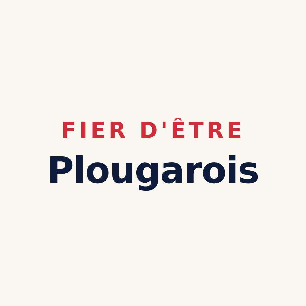 Tasse « Fier d'être Plougarois » — design pour Plougar