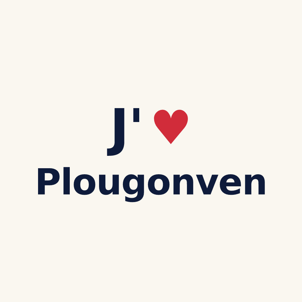 Tasse personnalisée Plougonven — design J'aime Plougonven