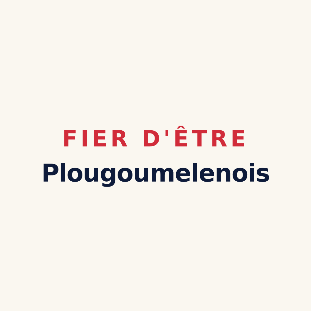 Tasse « Fier d'être Plougoumelenois » — design pour Plougoumelen
