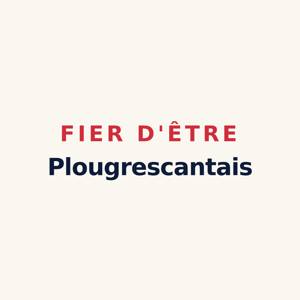 Tasse « Fier d'être Plougrescantais » — design pour Plougrescant