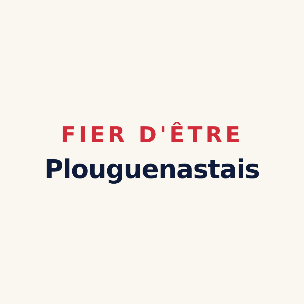 Tasse « Fier d'être Plouguenastais » — design pour Plouguenast-Langast