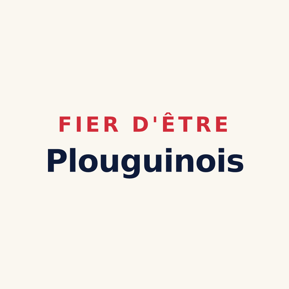 Tasse « Fier d'être Plouguinois » — design pour Plouguin
