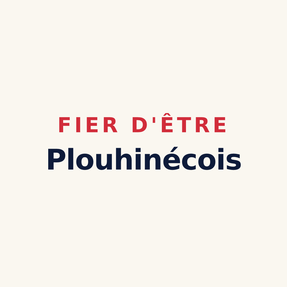 Tasse « Fier d'être Plouhinécois » — design pour Plouhinec