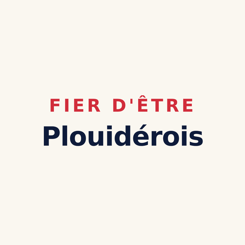Tasse « Fier d'être Plouidérois » — design pour Plouider