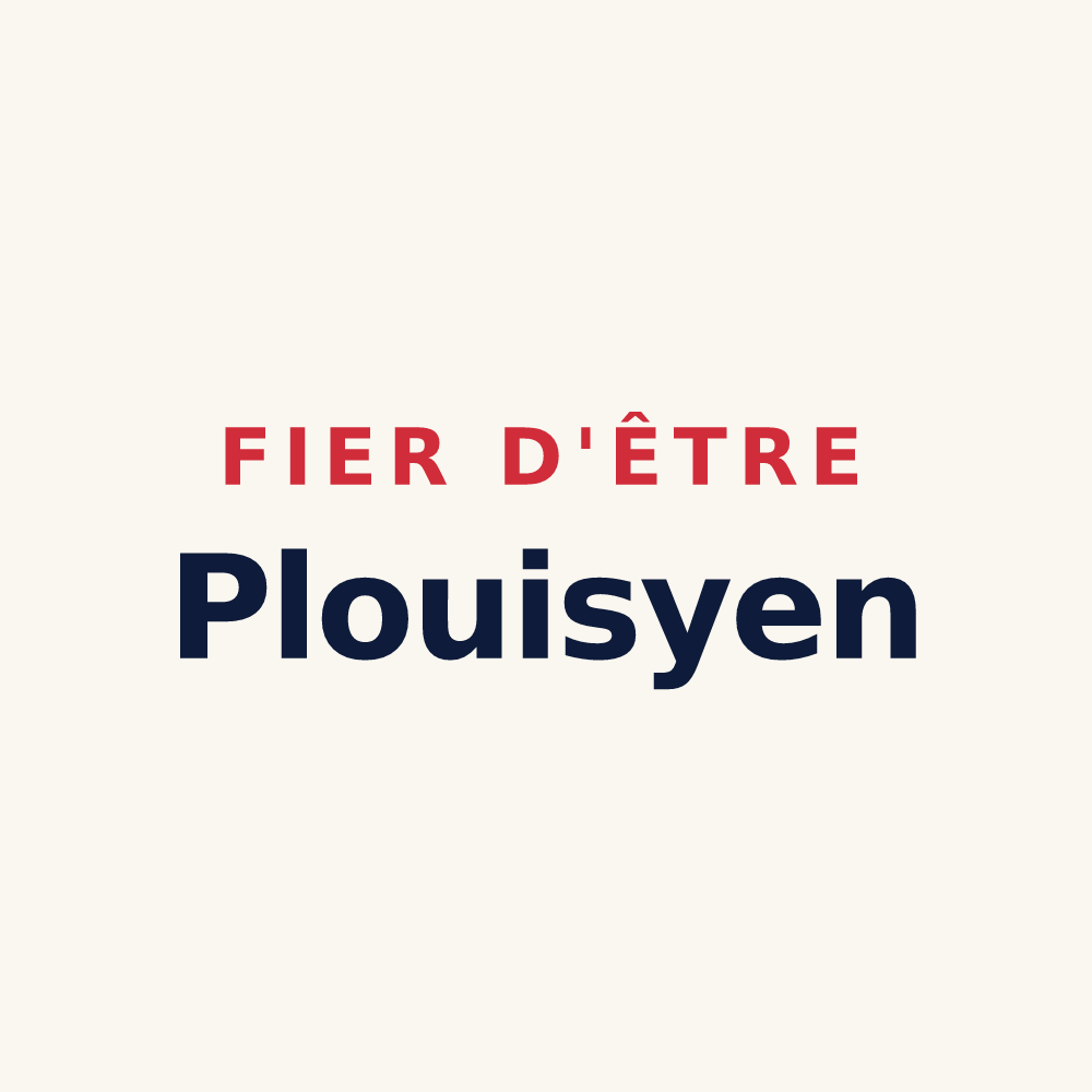 Tasse « Fier d'être Plouisyen » — design pour Plouisy