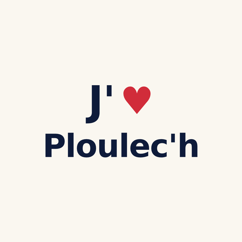 Tasse personnalisée Ploulec'h — design J'aime Ploulec'h