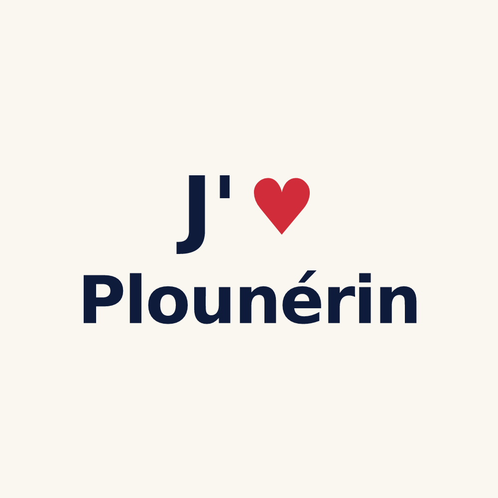 Tasse personnalisée Plounérin — design J'aime Plounérin