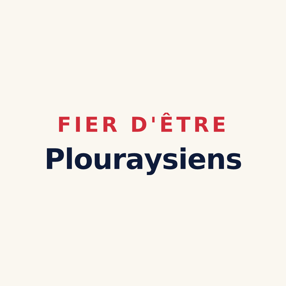 Tasse « Fier d'être Plouraysiens » — design pour Plouray