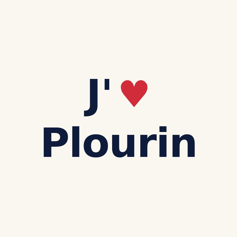 Tasse personnalisée Plourin — design J'aime Plourin