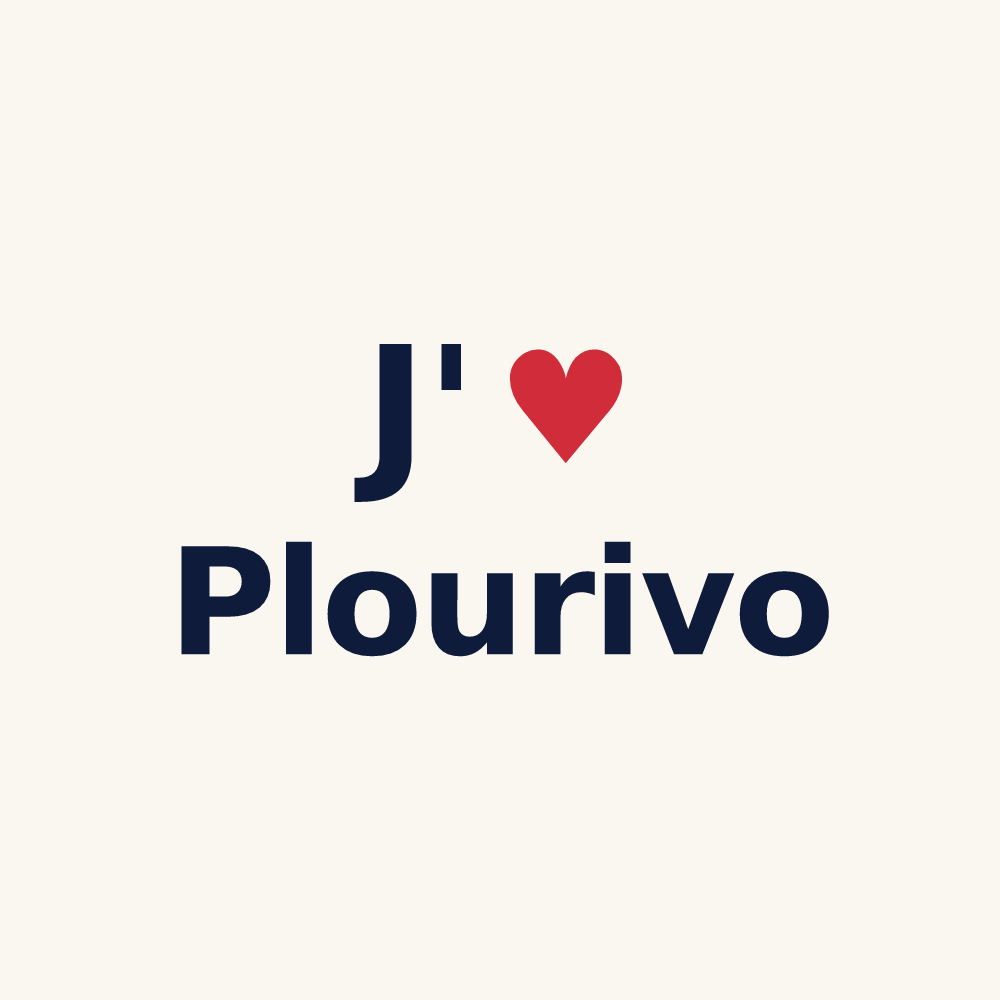 Tasse personnalisée Plourivo — design J'aime Plourivo
