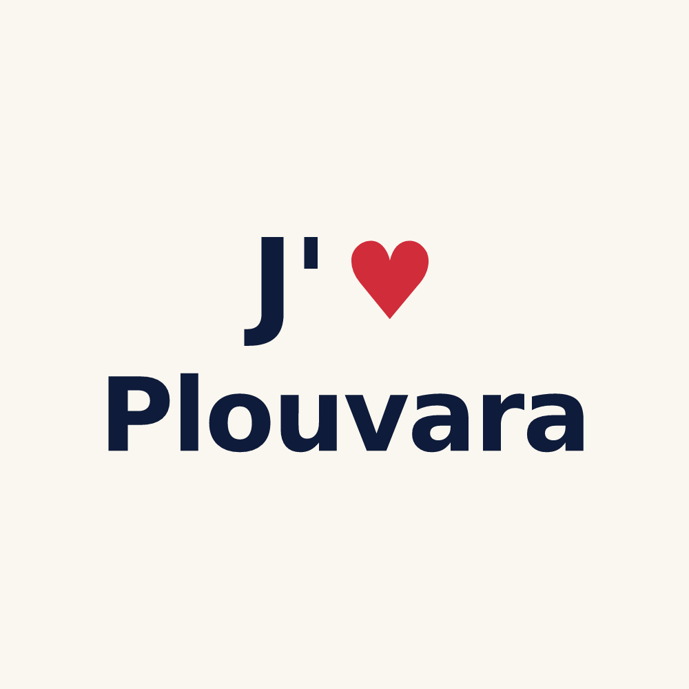 Tasse personnalisée Plouvara — design J'aime Plouvara