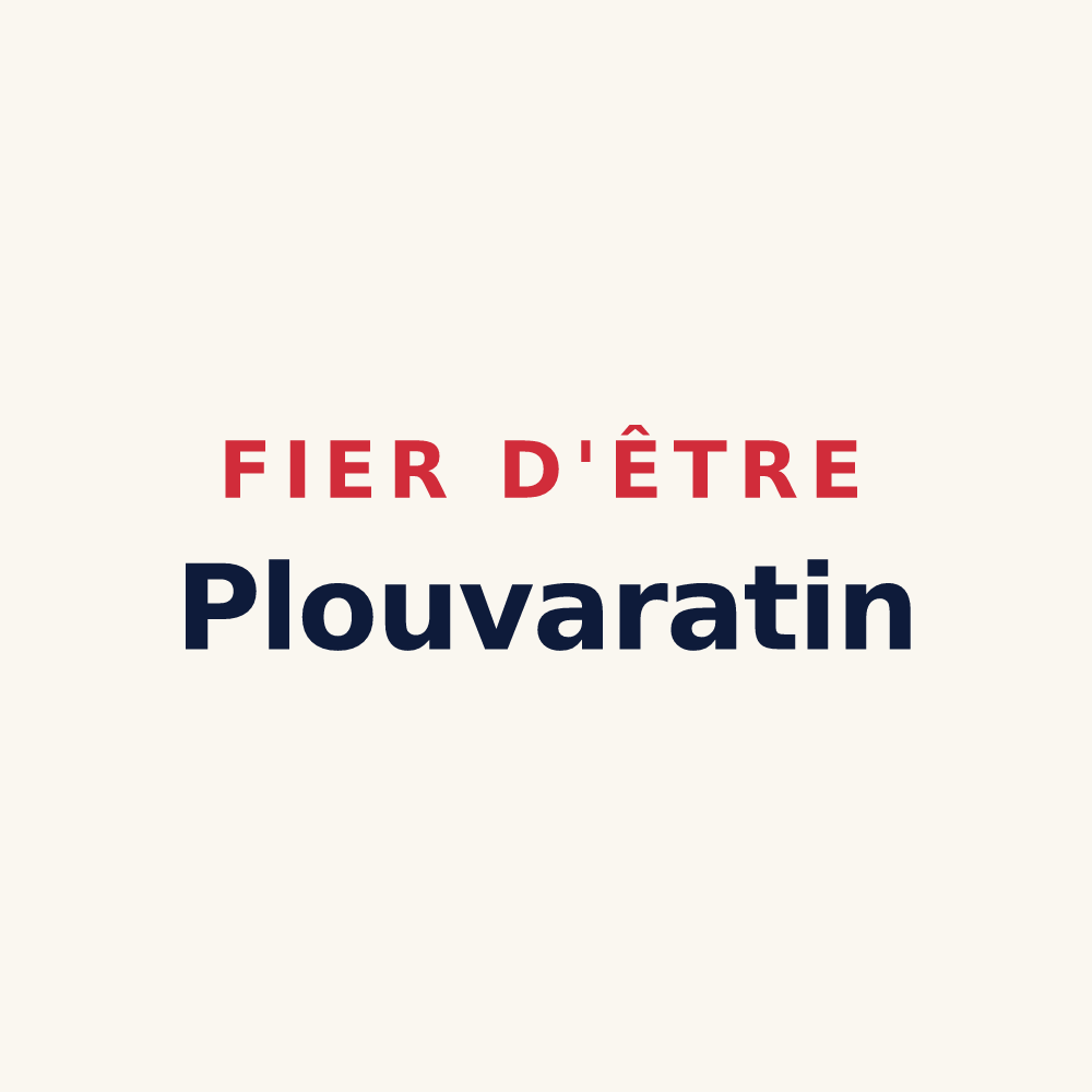 Tasse « Fier d'être Plouvaratin » — design pour Plouvara