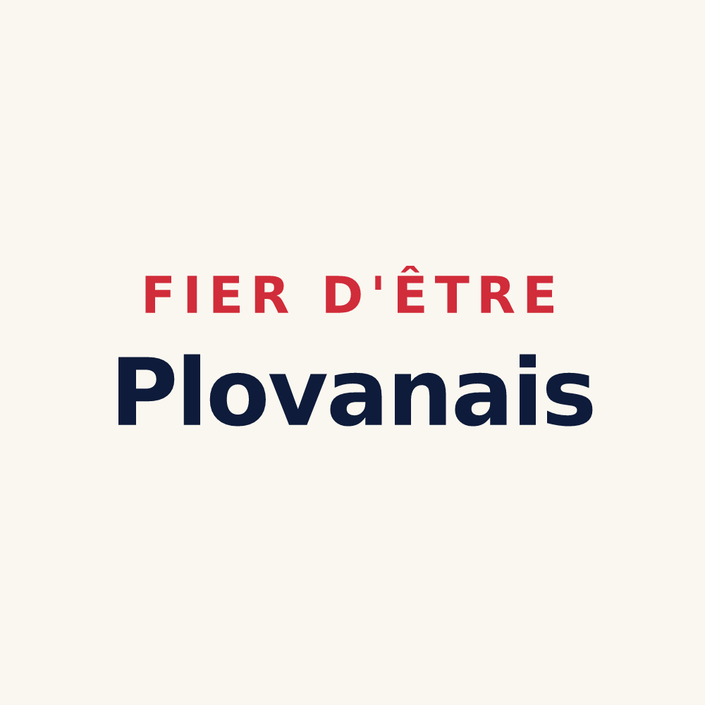 Tasse « Fier d'être Plovanais » — design pour Plovan