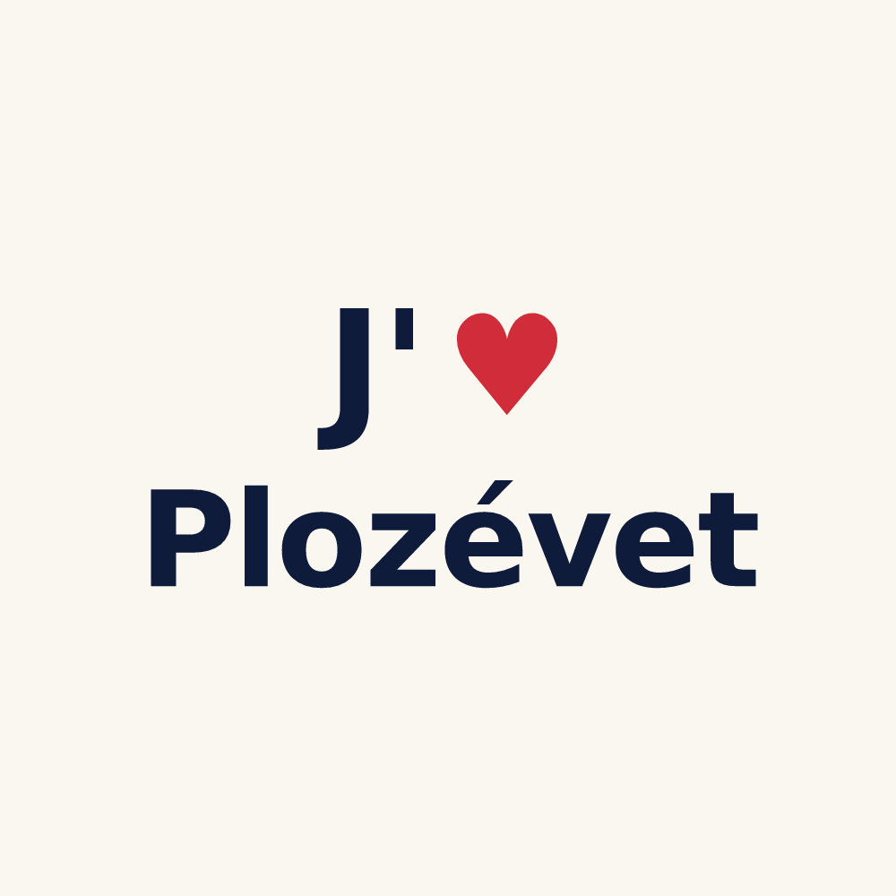 Tasse personnalisée Plozévet — design J'aime Plozévet