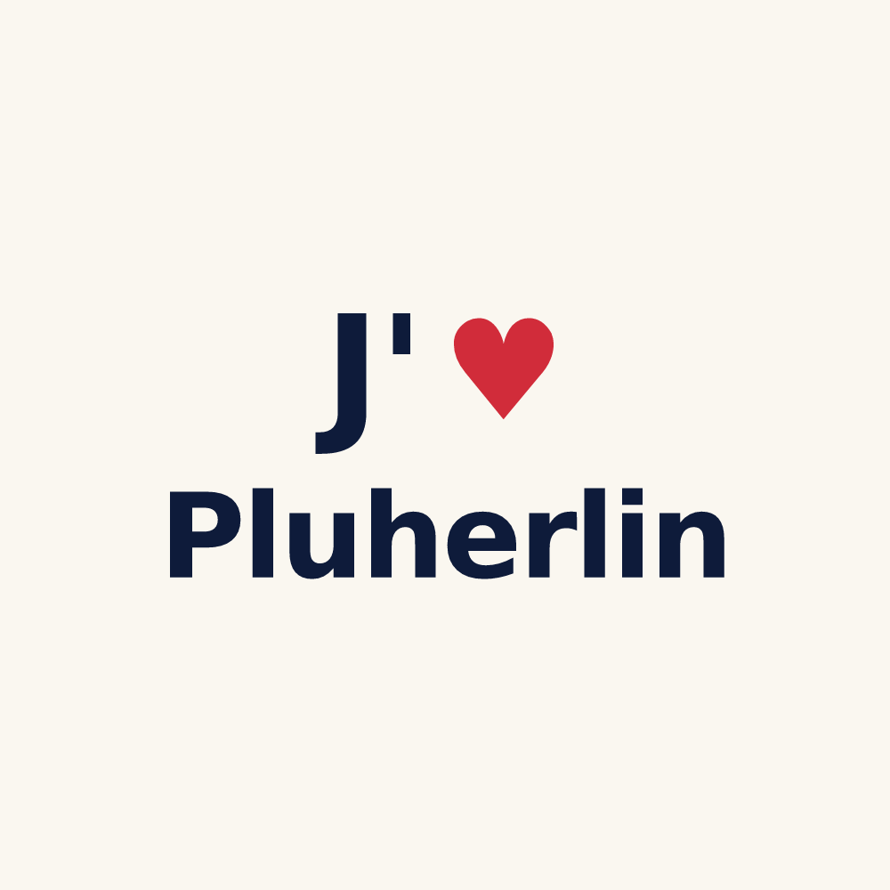 Tasse personnalisée Pluherlin — design J'aime Pluherlin