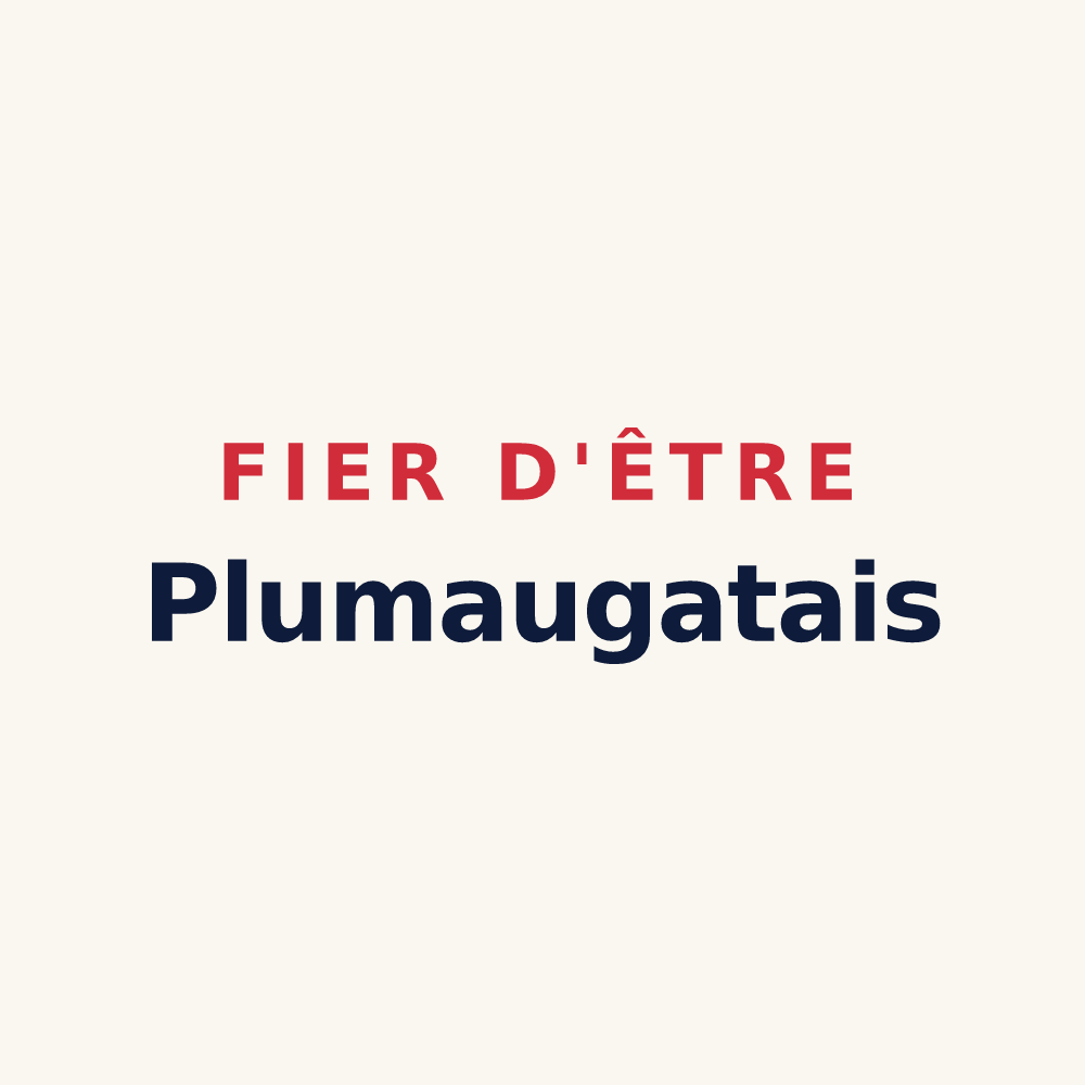 Tasse « Fier d'être Plumaugatais » — design pour Plumaugat
