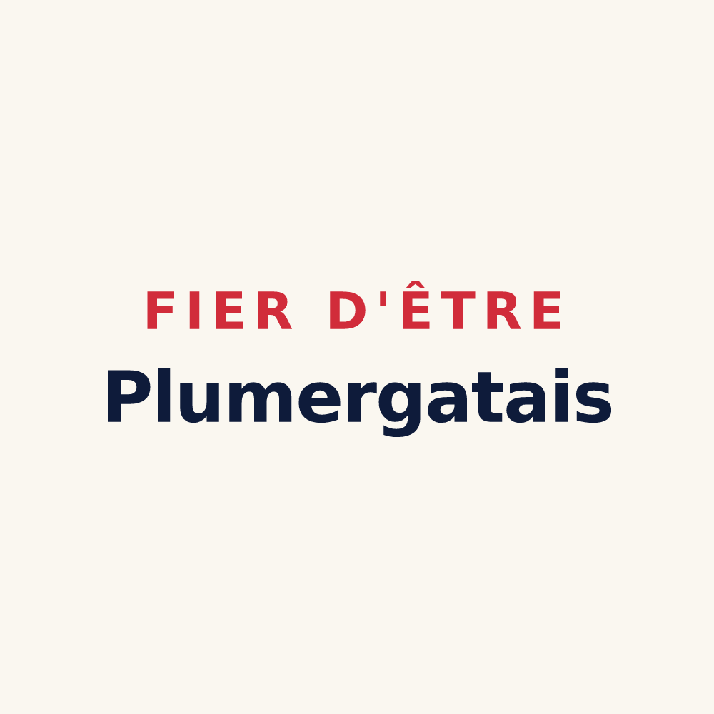 Tasse « Fier d'être Plumergatais » — design pour Plumergat