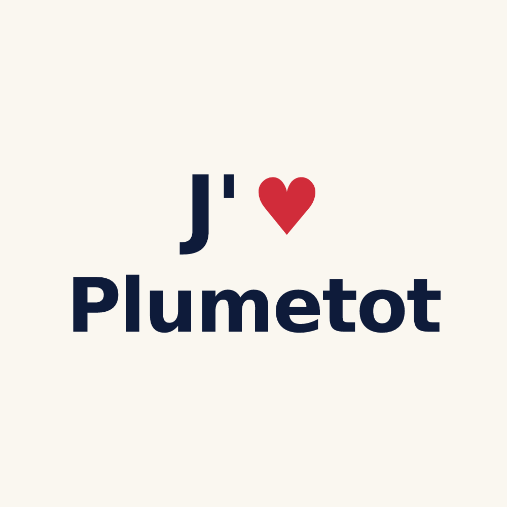 Tasse personnalisée Plumetot — design J'aime Plumetot