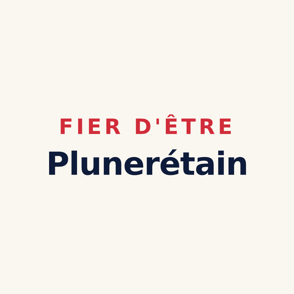 Tasse « Fier d'être Plunerétain » — design pour Pluneret