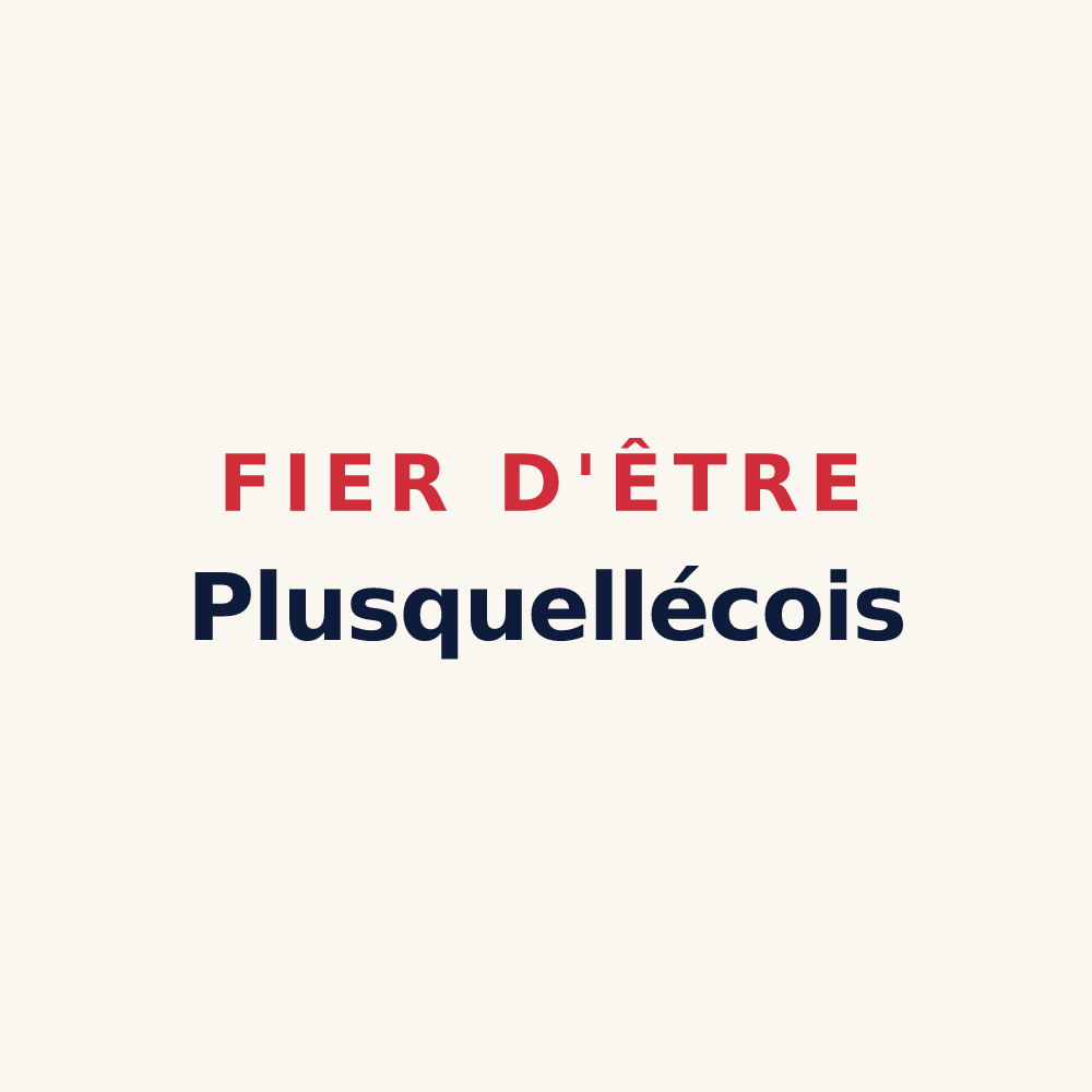 Tasse « Fier d'être Plusquellécois » — design pour Plusquellec