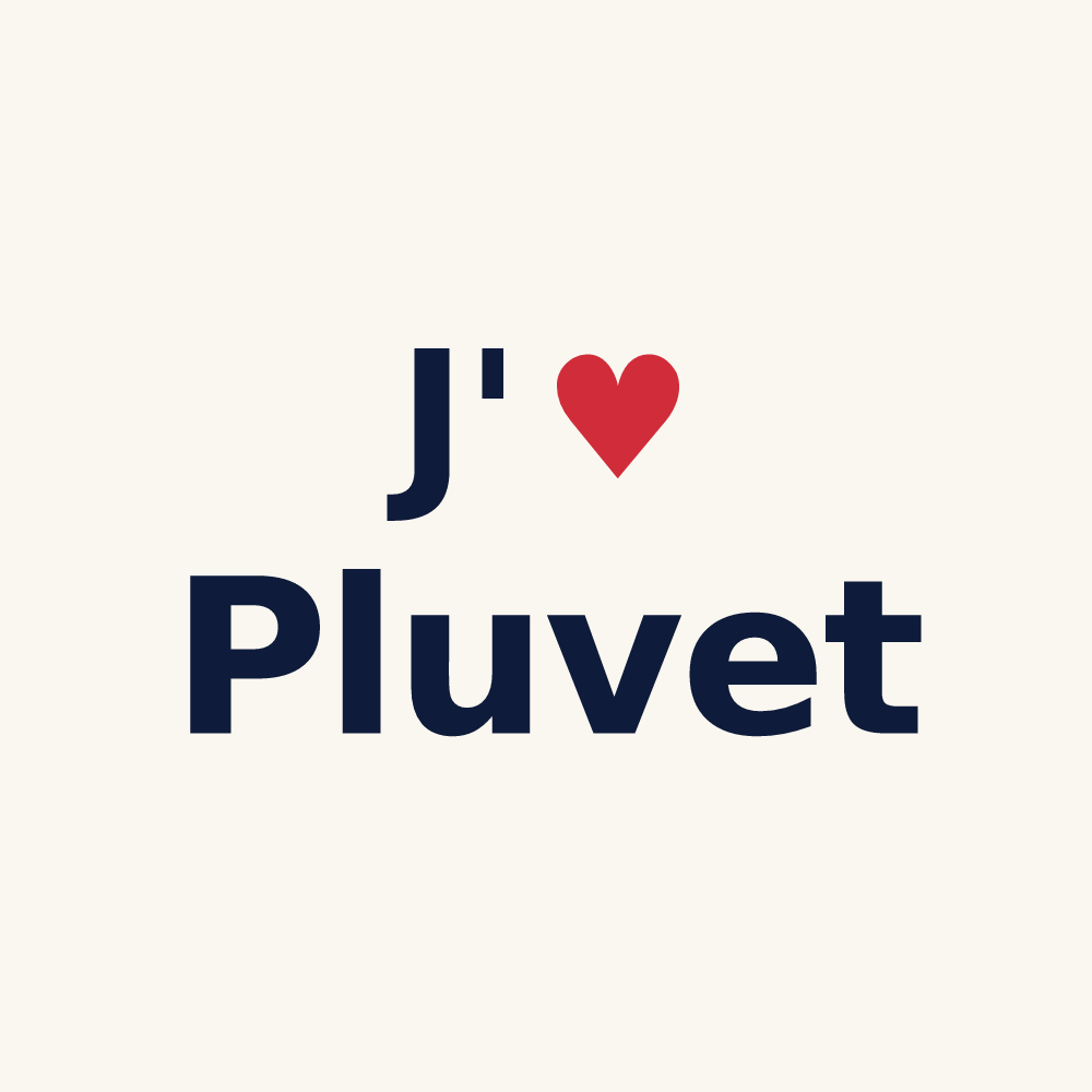 Tasse personnalisée Pluvet — design J'aime Pluvet