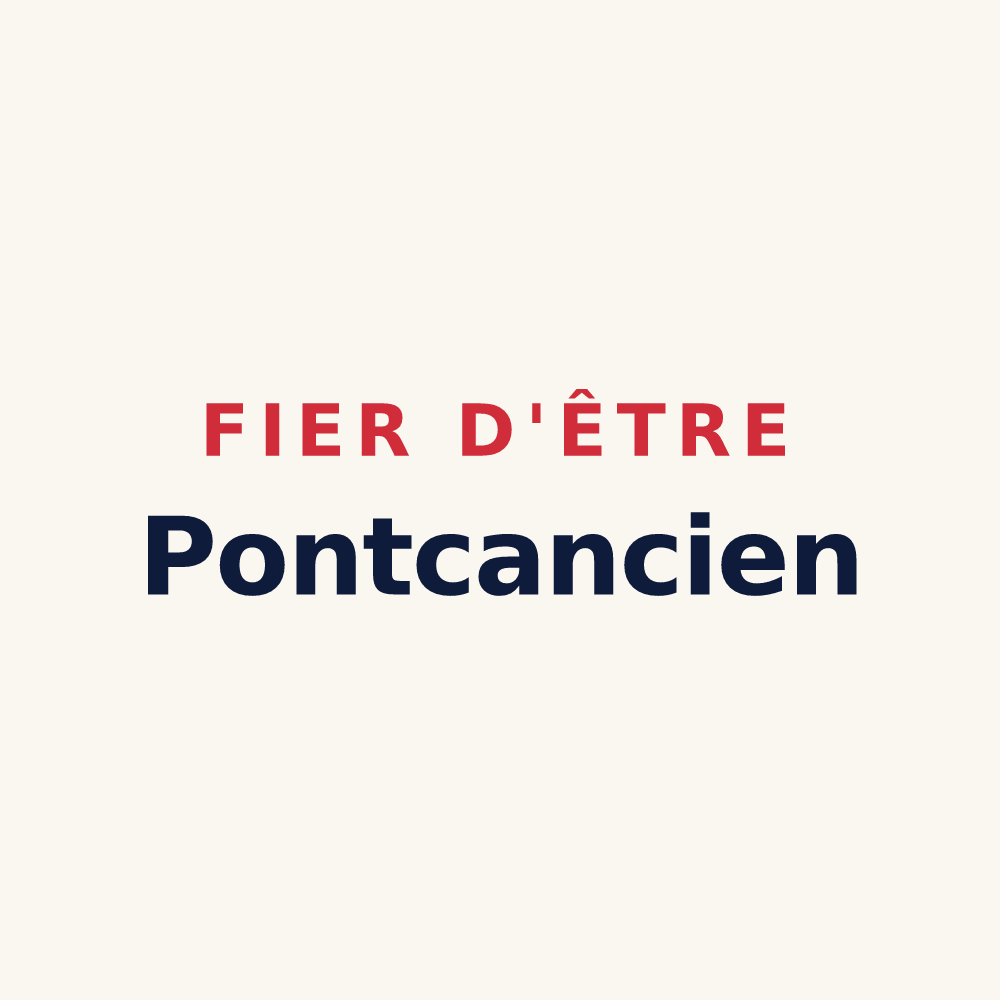 Tasse « Fier d'être Pontcancien » — design pour Pocancy