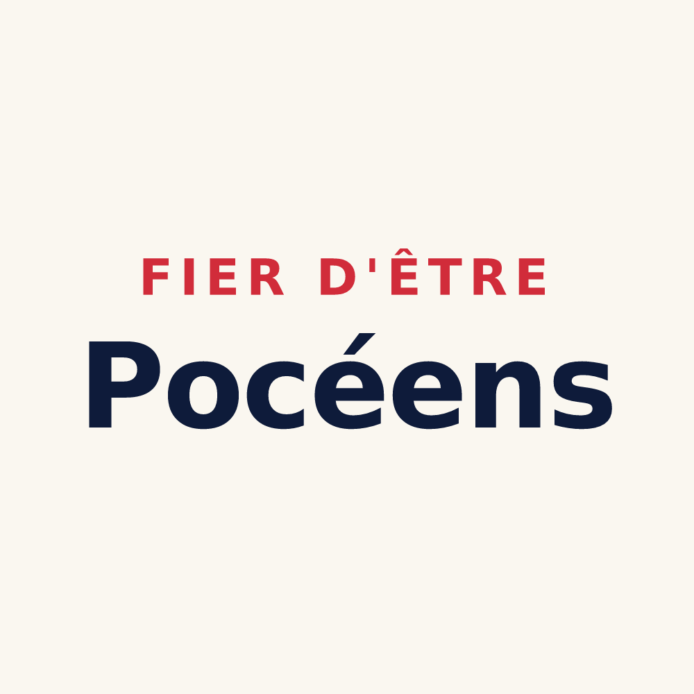 Tasse « Fier d'être Pocéens » — design pour Pocé-les-Bois