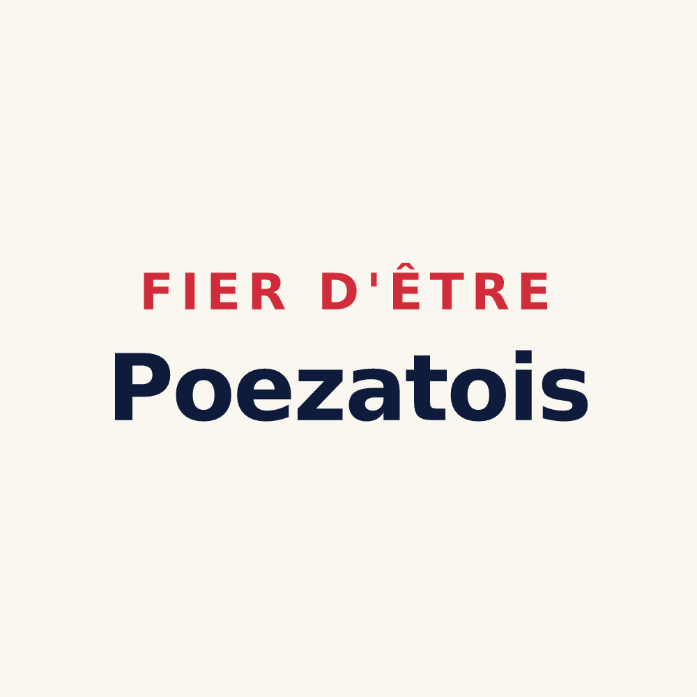 Tasse « Fier d'être Poezatois » — design pour Poëzat