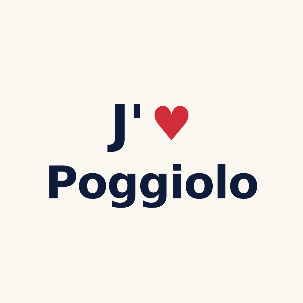 Tasse personnalisée Poggiolo — design J'aime Poggiolo