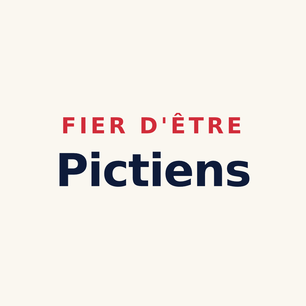 Tasse « Fier d'être Pictiens » — design pour Poil