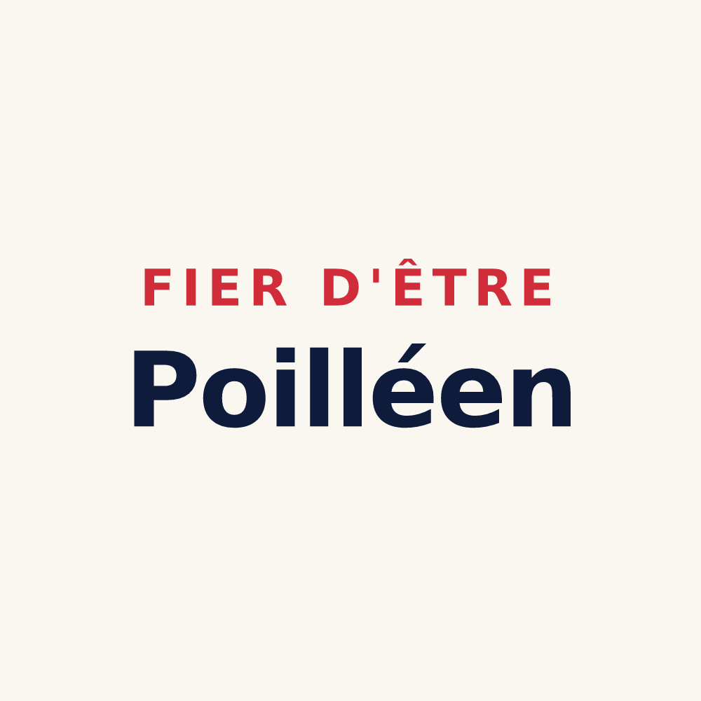 Tasse « Fier d'être Poilléen » — design pour Poillé-sur-Vègre