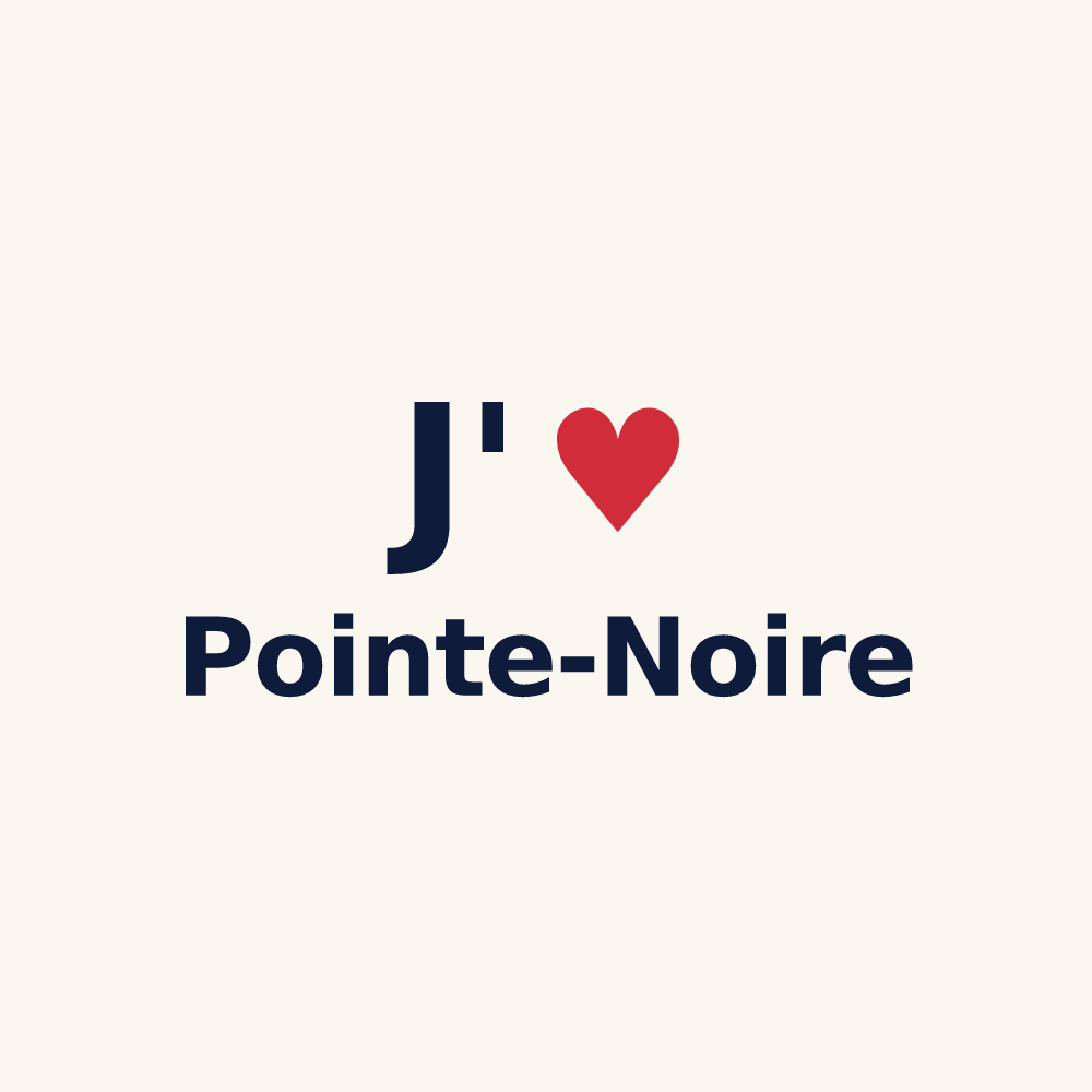 Tasse personnalisée Pointe-Noire — design J'aime Pointe-Noire