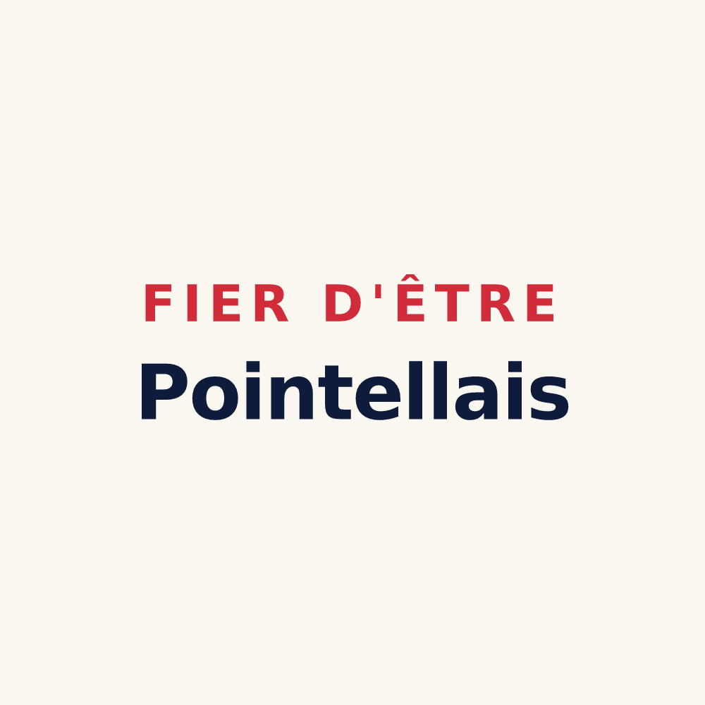 Tasse « Fier d'être Pointellais » — design pour Pointel