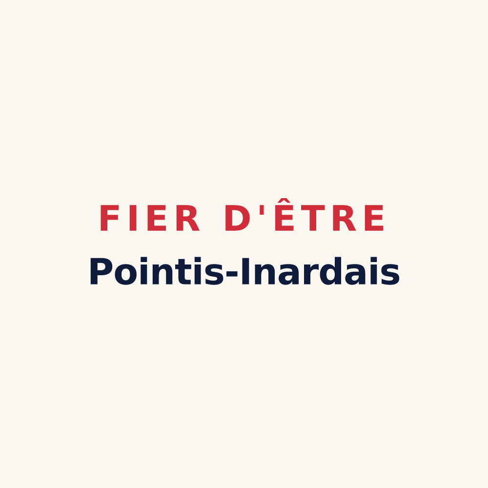 Tasse « Fier d'être Pointis-Inardais » — design pour Pointis-Inard