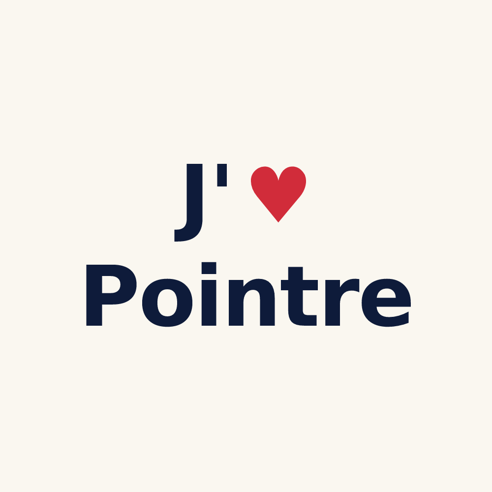 Tasse personnalisée Pointre — design J'aime Pointre