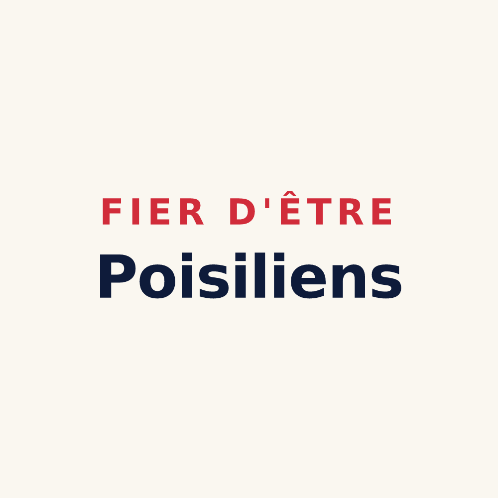 Tasse « Fier d'être Poisiliens » — design pour Poisy