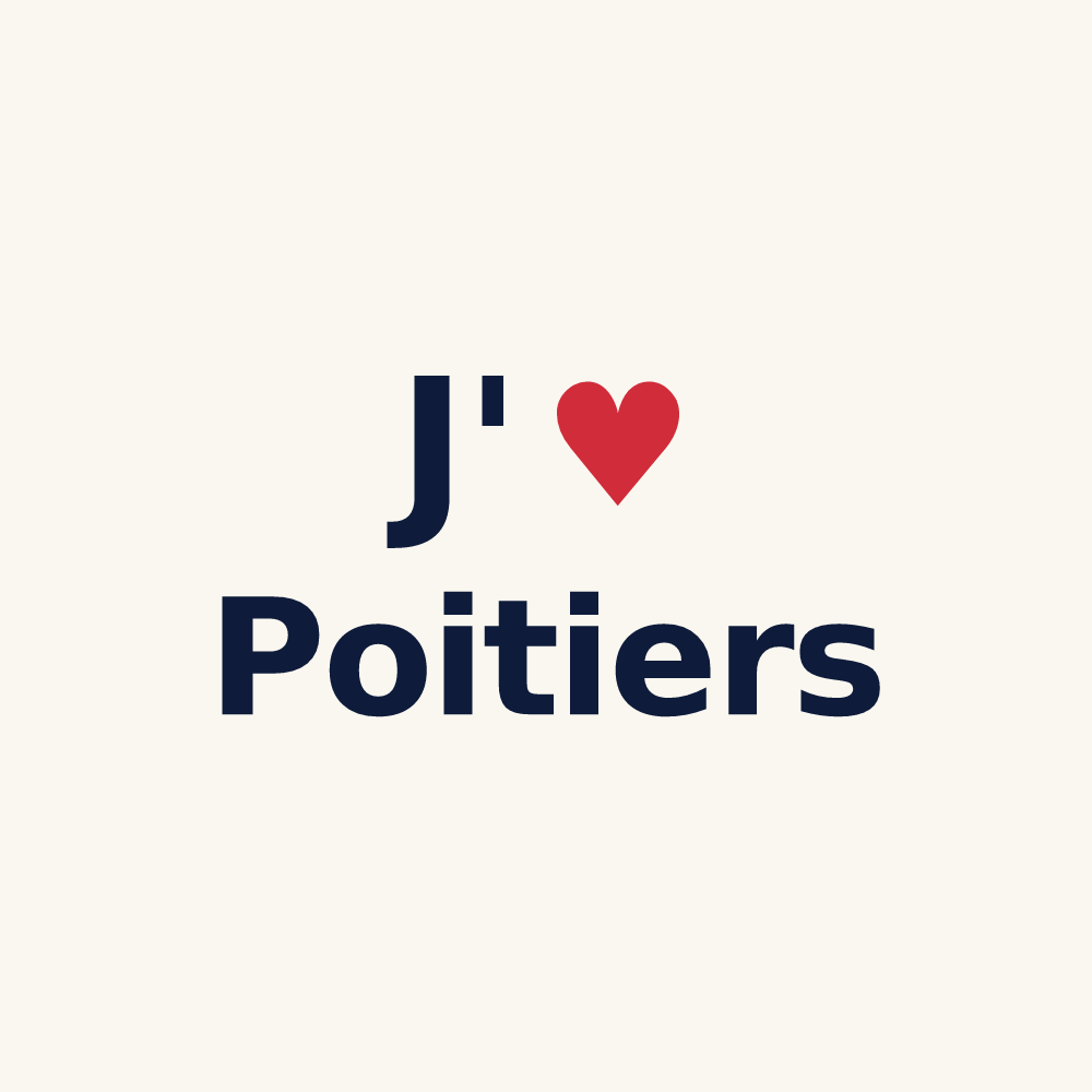 Tasse personnalisée Poitiers — design J'aime Poitiers
