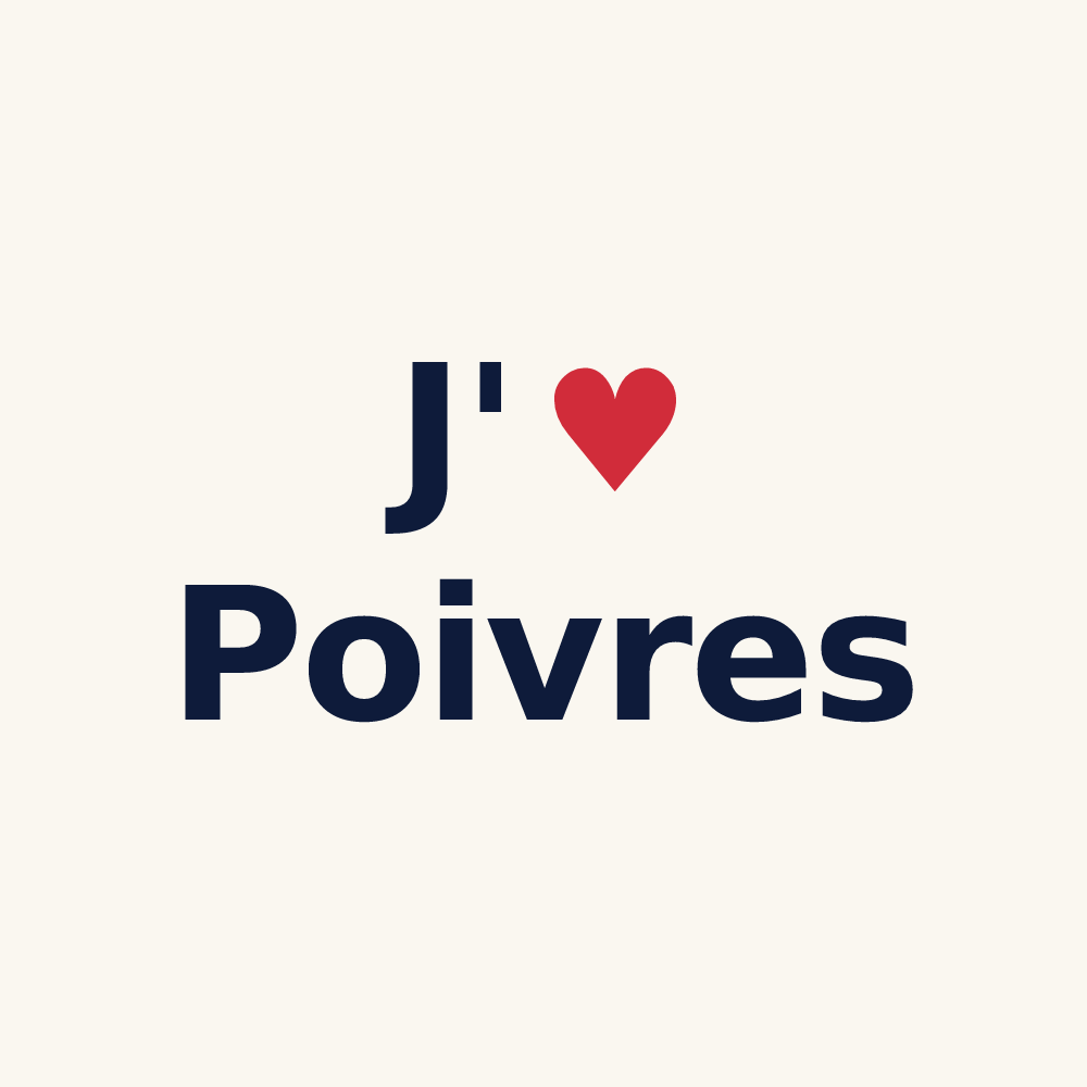 Tasse personnalisée Poivres — design J'aime Poivres