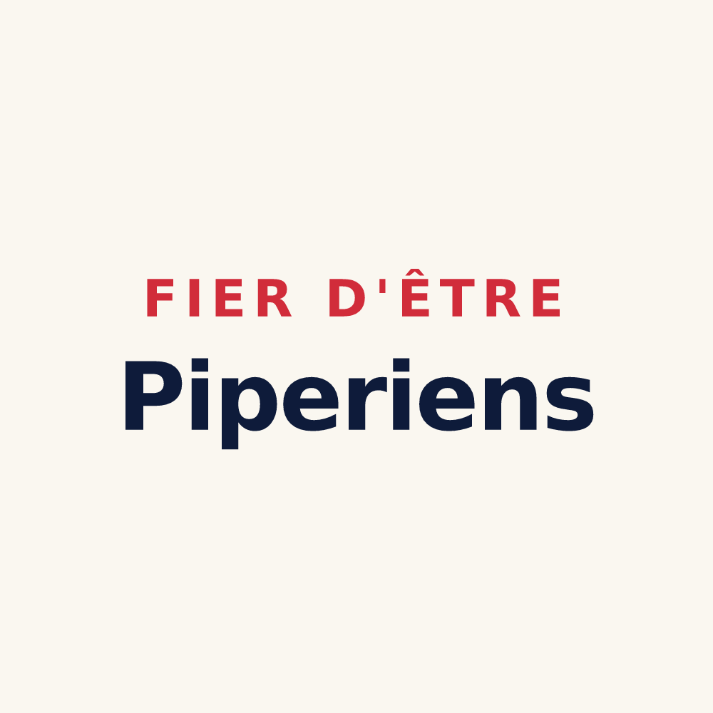 Tasse « Fier d'être Piperiens » — design pour Poivres