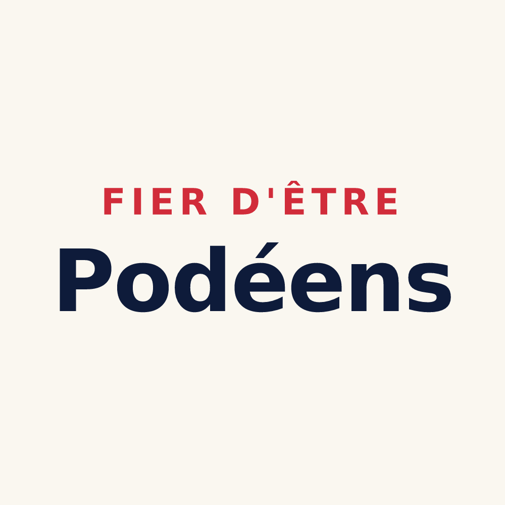 Tasse « Fier d'être Podéens » — design pour Poix-du-Nord