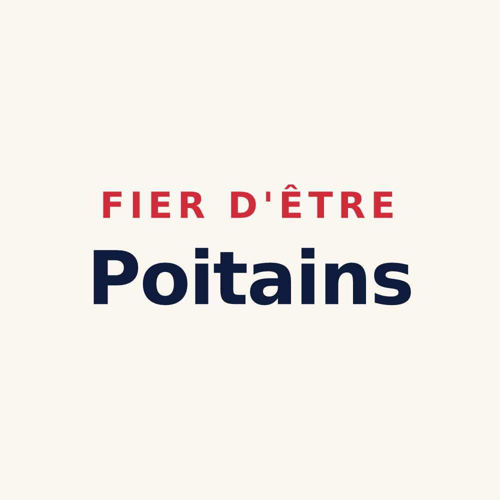 Tasse « Fier d'être Poitains » — design pour Poix