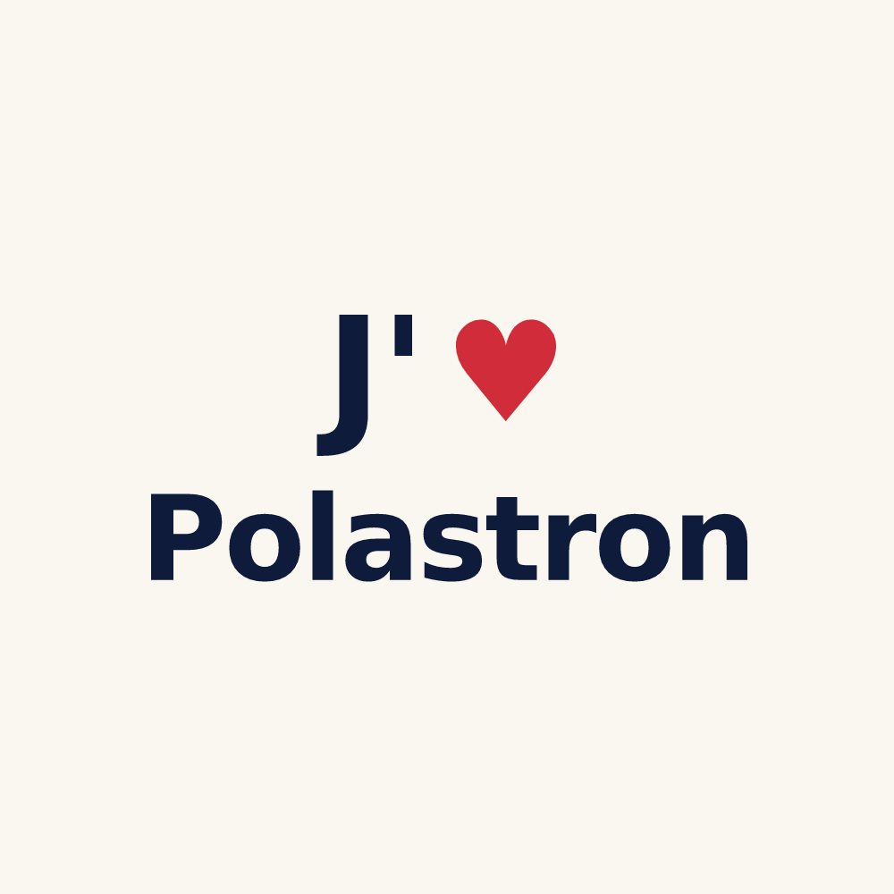 Tasse personnalisée Polastron — design J'aime Polastron