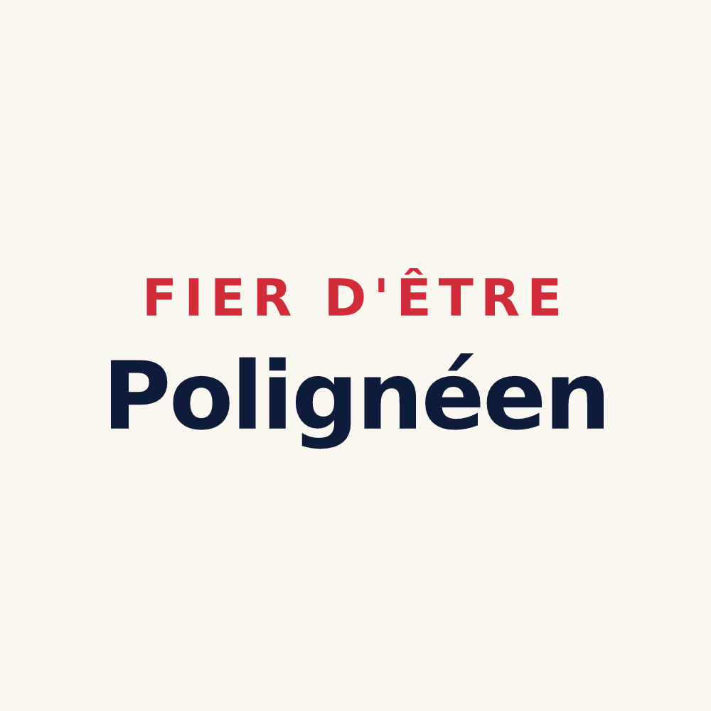 Tasse « Fier d'être Polignéen » — design pour Poligné