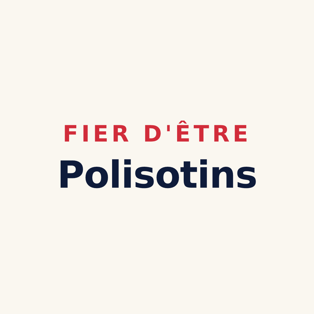 Tasse « Fier d'être Polisotins » — design pour Polisot