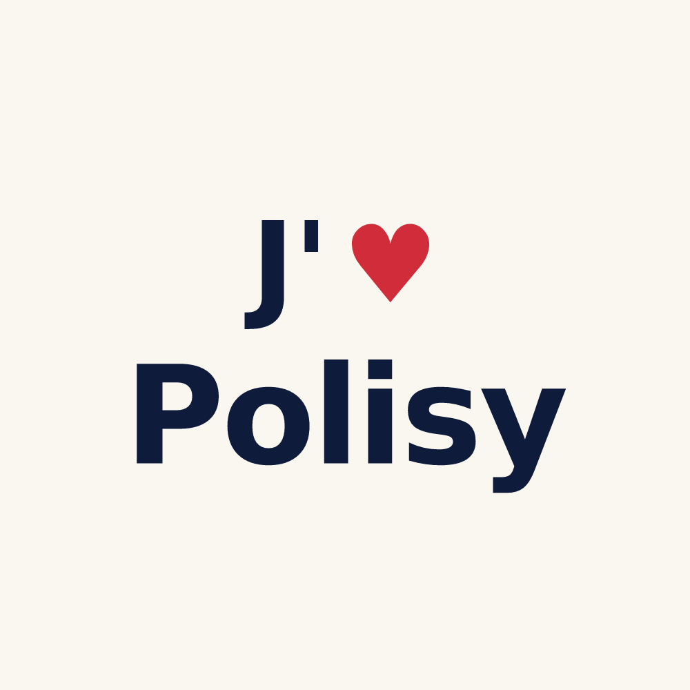 Tasse personnalisée Polisy — design J'aime Polisy