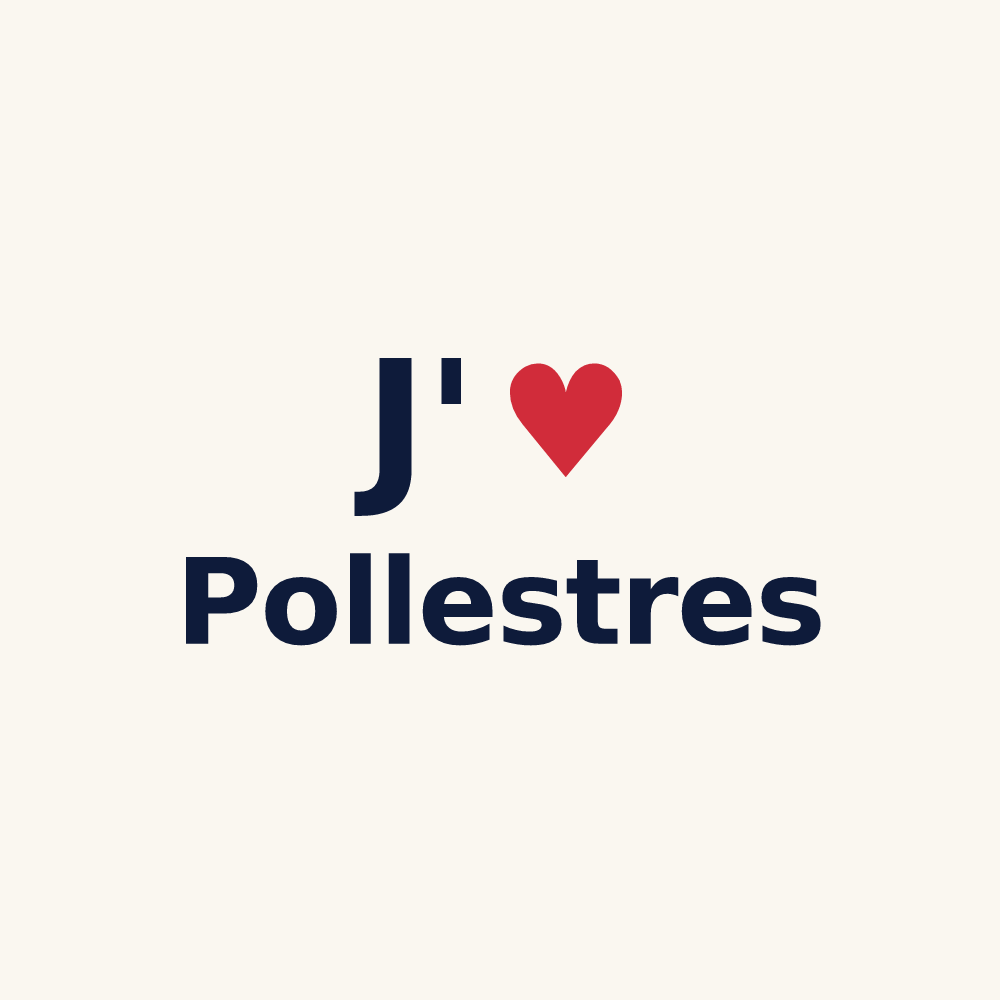 Tasse personnalisée Pollestres — design J'aime Pollestres