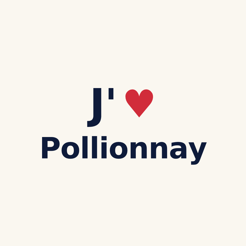 Tasse personnalisée Pollionnay — design J'aime Pollionnay