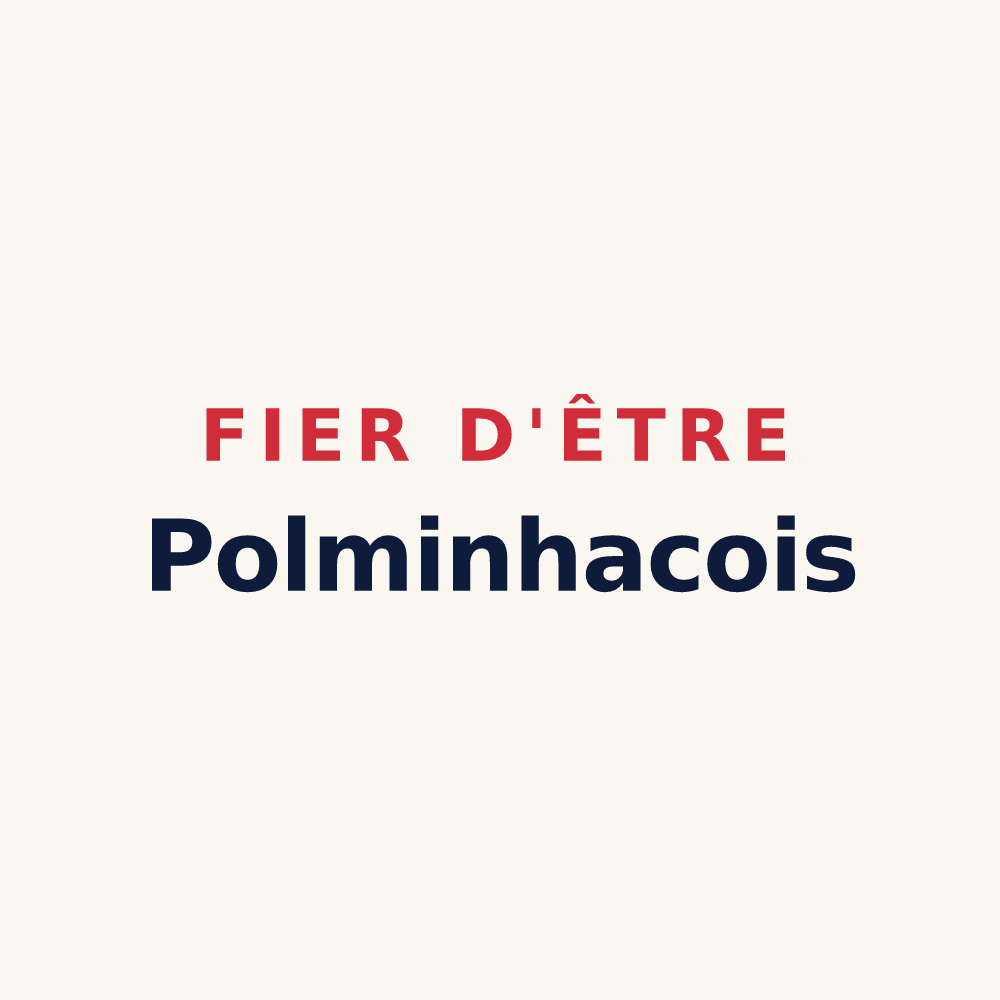 Tasse « Fier d'être Polminhacois » — design pour Polminhac